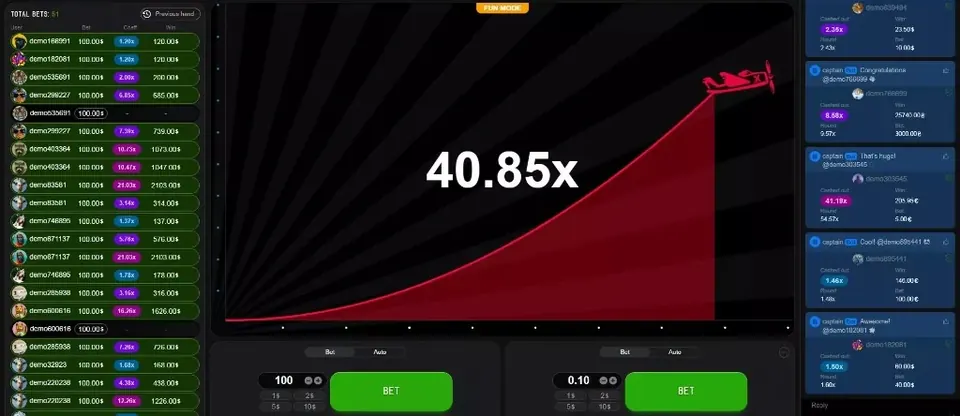 Riesgo y volatilidad en el juego Aviator Argentina Aviator Argentina en modo FUN con multiplicador alto cerca de 40x